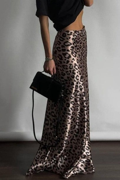 Luminous Leopard Skirt