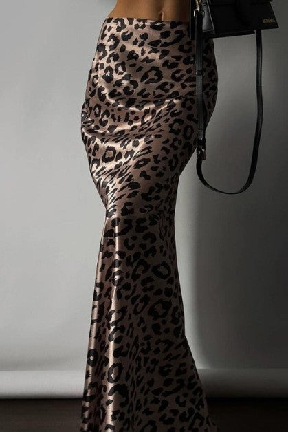 Luminous Leopard Skirt