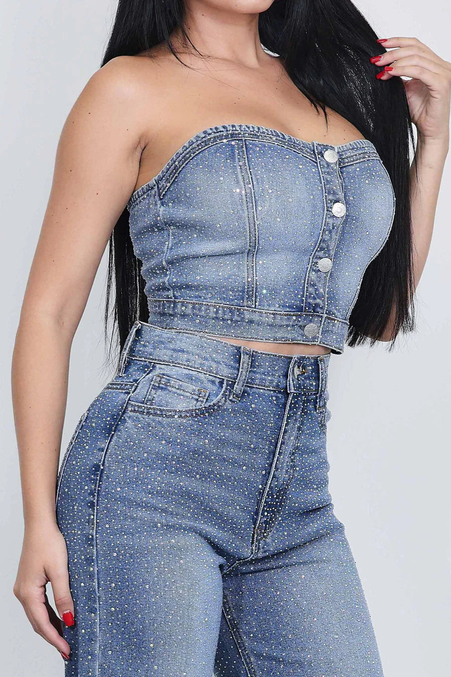 Cosmic Sparkle Tube Top