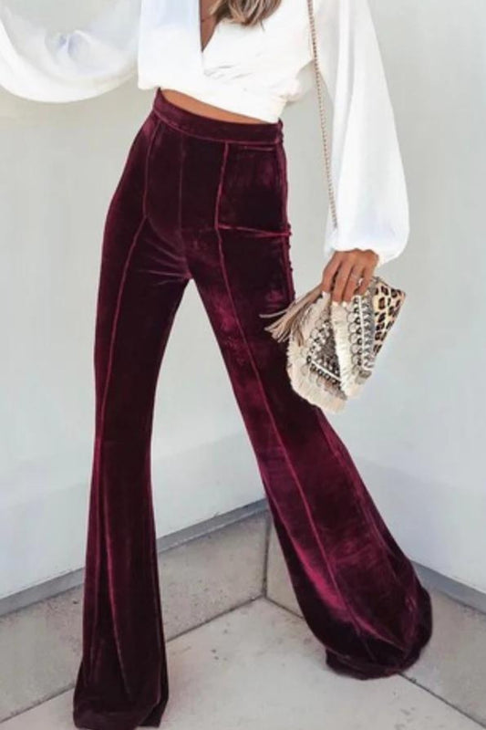 Velvet Vino Vibes Pants